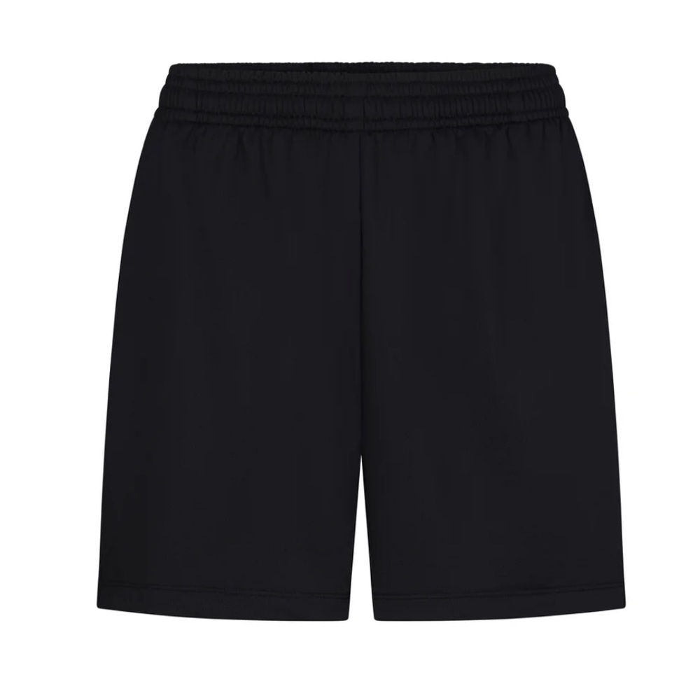 SKIMS Athletic Apparel Shorts oversized baggy boyfriend mesh jersey Black Large